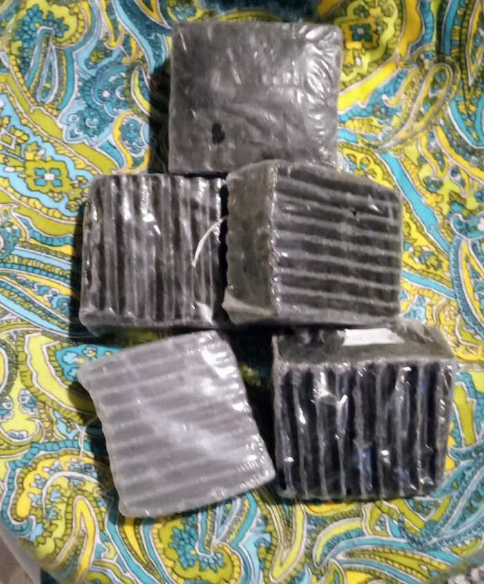 Natural Charcoal Soap Scrub Bars