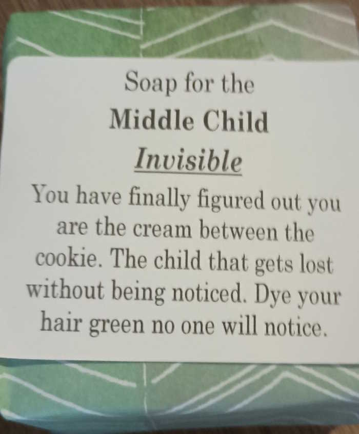 Funny Soap for the Middle Child